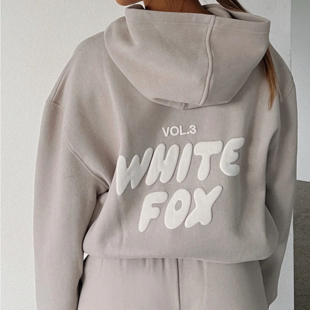 White Fox Boutique Tan Sweatshirt